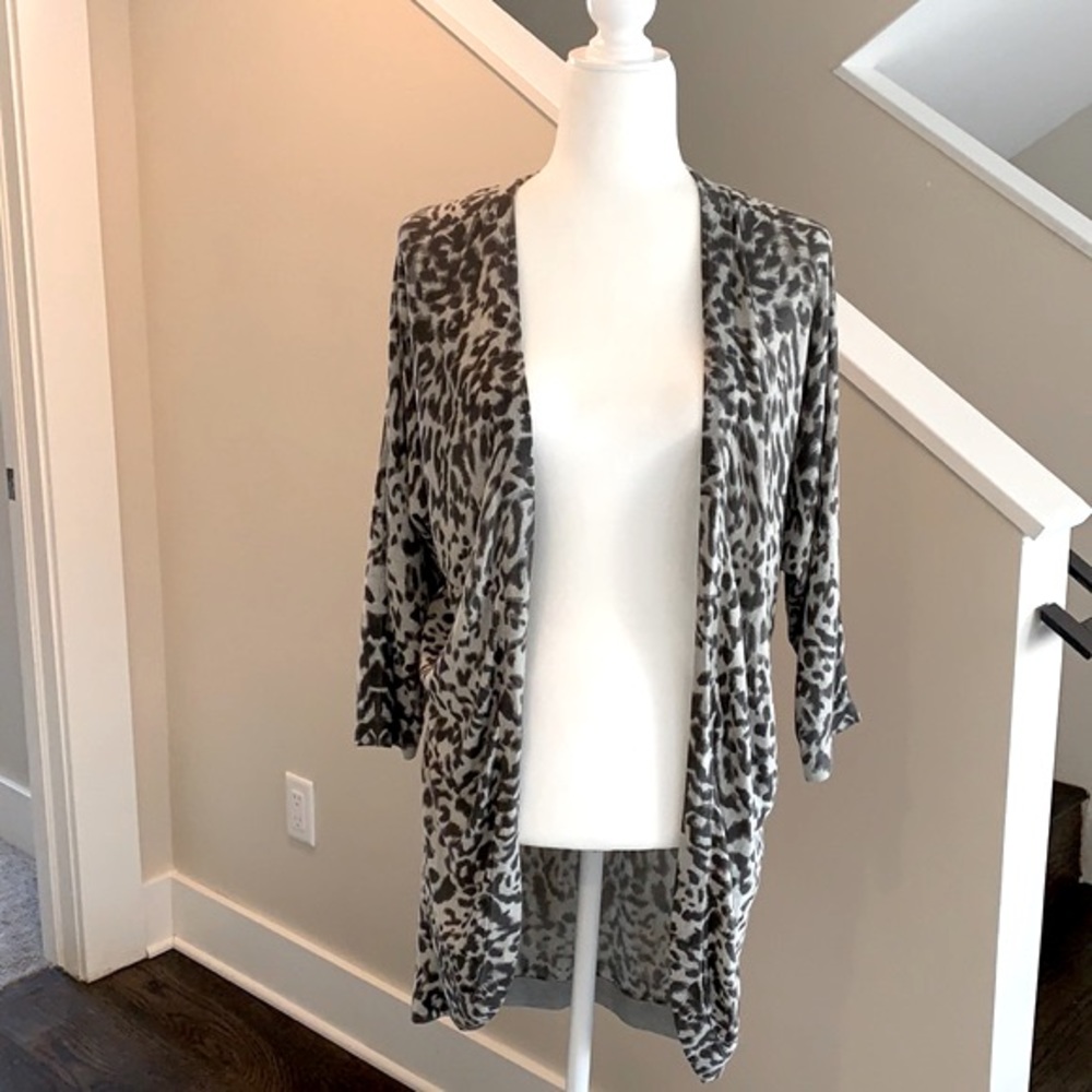 H&M Leopard Open Cardigan